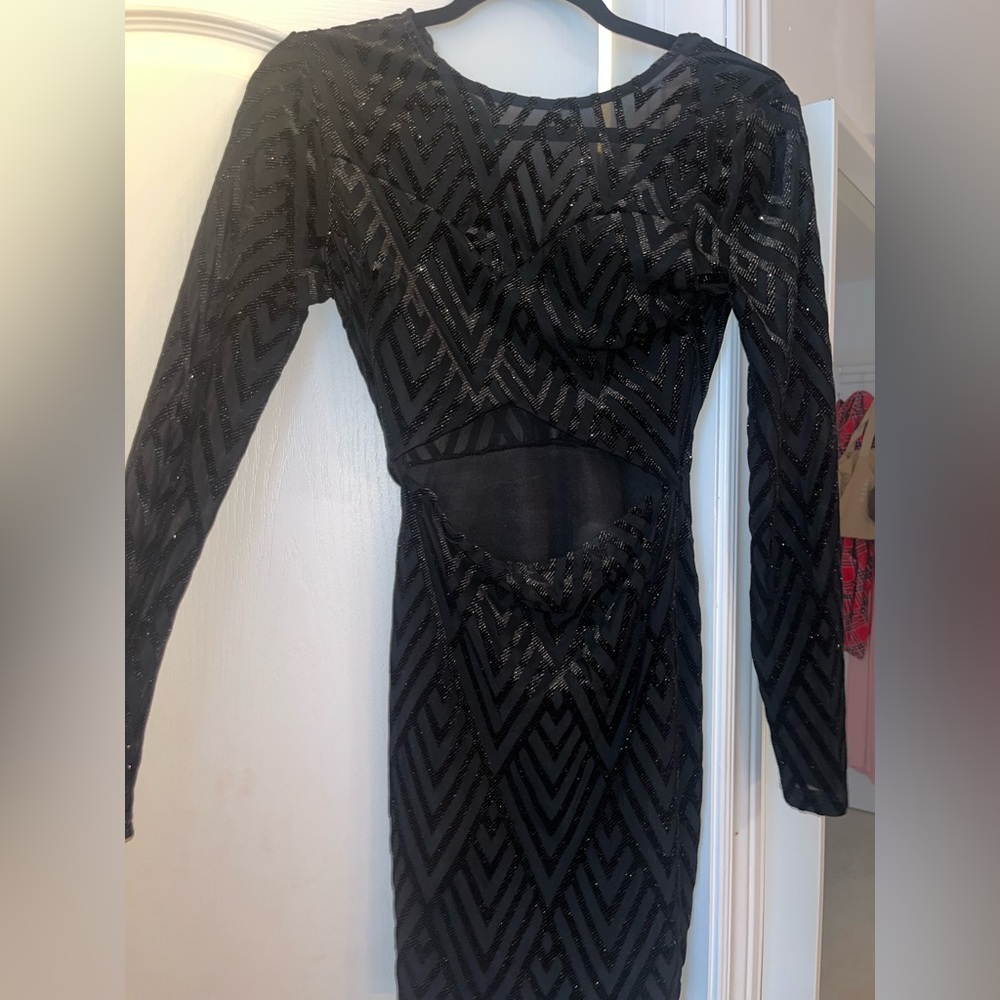 Sparkle black mini dress - Picture 2 of 2